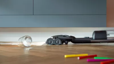 Duboki doseg od 180° za čišćenje duboko ispod niskog namještaja